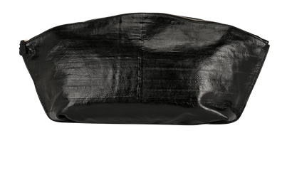 XL Dante Clutch, &pound;795, Handbags, Black, Leather, Front view